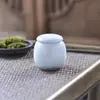 Mini Pote de Cerâmica para Chá, Pote Selado de Pó de Gesso, Pote para Armazenamento de Chá de Flores, Garrafa Pequena de Porcelana, Caixa de Chá Portátil
