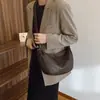 Diseño de Nicho Estilo Coreano Bolso Simple para el Trabajo y el Trayecto Diario para Mujer 2025 Verano Nueva Moda Bolso Cruzado Tipo Dumpling