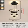 2026 Novo Lustre Moderno Minimalista de Luxo Leve para Restaurante Bola de Cristal Circular Iluminação LED Luminárias Criativas Personalizadas