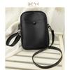 DENK Bolsa de Couro Feminina Boutique Transfronteiriça Bolsa Feminina Popular Simples Versátil Moda Transversal Bolsa para Celular Feminina Pequena