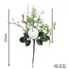 Decorações de Natal Personalizadas de Fábrica Flores de Natal Artesanato Galhos de Pinheiro Pinhas Palitos Enfeites de Natal Buquês