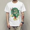 Camiseta Exportação 2025 Sun Wukong Imortal Tartaruga Série de Anime Coleção Estampada Gola Redonda Manga Curta