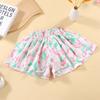Culottes Florales para Niñas 2025 Verano Delgadas Falda Corta Bebé Versátiles Shorts Sueltos Ropa Exterior para Niñas Culottes Capullo de Flor