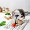 Accesorios de Mango Universal para Tapa de Olla de Vidrio Acero Inoxidable Mango Anti-quemaduras Tapa de Tapa para Olla de Sopa Casera Olla de Leche