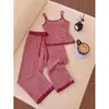 Pijama nuevo de rayas para mujer de otoño, estilo coreano 2026, dulce y lindo, conjunto cómodo de loungewear para mujer, adecuado para usar en exteriores