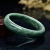 Pulsera de Jade Natural al por Mayor Pulsera de Jade Verde de Guizhou Pulsera de Flor Flotante de Jade Blanco Brazalete de Jade Una Pieza Dropshipping