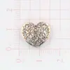 Accesorios de joyería de amor de conejo de diamantes completos de ABS, pasador de pelo hecho a mano para DIY, pendientes, accesorios para manicura, sombrero, bufanda