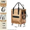 Bolsa de Compras Plegable con Ruedas Haken de Gran Capacidad para Uso Doméstico, Bolsa de Compras Ligera con Ruedas para Compras de Supermercado y Viajes, Bolsa de Equipaje para Viajes