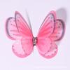 (Precio Completo) Nuevas Alas de Mariposa de Tul Tridimensionales de Doble Capa de 5 cm Accesorios para Pasador de Estilo Antiguo Hechos a Mano para DIY Materiales de Aguja