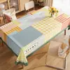 Mantel Estilo Americano, Impermeable, Resistente al Aceite, No Requiere Lavado, Resistente al Calor, Mantel Rectangular para Mesa de Comedor, Nuevo Estilo Étnico 2026 Cubierta para Mesa de Café