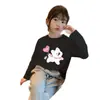 Camiseta de Dibujos Animados para Niñas de Primavera y Otoño, Camiseta de Manga Larga a la Moda para Bebés Niñas, Camiseta Básica de Algodón Puro para Niños