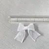 Mini Laço DIY Acessórios de Unha Vestíveis Laço Fita de Cetim Acessórios para Capa de Celular de Organza Acessórios para Roupas de Boneca BJD