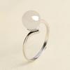 Anillo de Plata con Ágata Verde de Regalo para Mujer, Elegante Diseño Retro Nuevo, Anillo Sencillo para Mamá