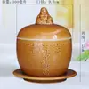 Olla de Cerámica para Estofado para Uso Doméstico, Olla de Estofado Sellada con Agua y Tapa, Bol para Sopa, Uso Comercial en Hoteles, Varios Tamaños de Ollas para Estofado