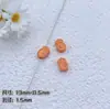 Nueva Cadena para Teléfono Móvil de Aleación con Cuentas de Rábano Pintado Accesorios DIY Llavero Pulsera Creativa Hecha a Mano Material de Fruta