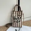 2026 Serie de Dibujos Animados Japoneses y Coreanos Bolso de Teléfono Tejido Moda Trendy Bolso Cruzado Versátil Monedero Bolso de Teléfono Tejido