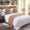 Caminho de Cama de Luxo para Hotéis Cinco Estrelas, Bandeira de Cama para Pensão, Colcha de Cama de Luxo Leve, Toalha Estilo Hotel