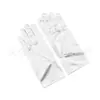 Accesorios para Mujer de los Años 1920 Spandex Satén Flocado Guantes de Charol Accesorios de Disfraz para Fiesta de Baile Transfronteriza en Stock