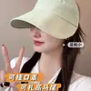 Gorra de verano para el sol, gorra que se puede atar para coleta, gorra de red, todo partido, color liso, gorra de béisbol, sombrero para el sol para exteriores, venta al por mayor