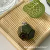 Productos de Amazon Transfronterizos Colgante de Cristal Rosa Natural de 12 Caras Gema Forma Geométrica Collar DIY Directo del Fabricante