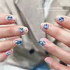 Rhinestones K9 azul claro con base puntiaguda para decoración de uñas, modernos y brillantes, de colores caramelo, cuadrados gruesos, con forma de corazón y otras formas especiales, venta al por mayor