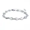 En stock Pulsera de Acero Inoxidable Sonrisa Fabricantes ins Nicho Chapado Joker Pareja Acero de Titanio Pulsera Sonriente