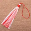 Venda Direta da Fábrica Franja Colorida de Borla Duas Cores Sanduíche Estilo Chinês Hanfu Acessórios de Borla Leque Pequeno Pingente de Borla Pendurado