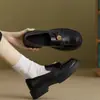 Mocasines sin cordones para mujer Mint Mambo 2026 modelo nuevo zapatos de madre para primavera y otoño, mocasines de estilo británico de suela blanda y suela gruesa