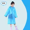 Capa de chuva infantil 5-12 anos não descartável EVA espessada média e grande crianças estudantes capa de chuva leve poncho para viagem ao ar livre