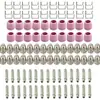 Fabricante Bico de Eletrodo Ag60 Ponta de Cerâmica Bico de Corte Sg55 Bico de Corte Plasma P60 Conjunto de 26 Peças Acessórios
