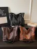Bolsa Tote Grande com Padrão de Crocodilo, Simples e Elegante, Nova Moda 2026, Transfronteiriça, Bolsa de Ombro Casual para Trabalho e Dia a Dia
