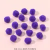 Fornecimento spot pompom colorido de alta elasticidade acessórios DIY feitos à mão bola de pelúcia brinquedos infantis sapatos chapéus acessórios de cabelo decorações