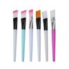 Pincel para Máscara em Estoque Pincel de Beleza Único Cabeça Macia Bastão de Máscara de Silicone Pincel de Maquiagem Angulado Ferramenta de Beleza Cabeça de Pincel Angulada
