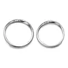 Anillos de Pareja de Verano Versátiles de Diseño Simple Mobius Niche para Estudiantes Venta al por Mayor