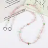 Colgante de Bolso Cruzado Tulipán con Cuentas de Cielo Estrellado Único y Exquisito, Cadena Versátil Intercambiable, Correa Corta para Teléfono