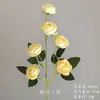 Arranjo de Chão com Flores Artificiais Cor de Champanhe, Rosa de Casamento, Hortênsia, Material de Flores para Corredor de Teto, Arranjo de Decoração para Auditório