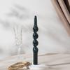 Ins Estilo Grosso Padrão Espiral Aromaterapia Vela Torção Vela Francesa Retro Atmosfera Desktop Decoração