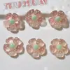 Pegamento Ab Resina Al Por Mayor Accesorios DIY Materiales Hechos a Mano Hebillas para Zapatos Pegatinas para Sombreros Parches de Pegamento en Crema Puntos Flores Sonrientes