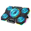Radiador para portátil F15 con efecto de luz RGB, pantalla con soporte para teléfono móvil, tableta, radiador para portátil