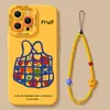 Capa para Celular Apple 17 Novo Iphone15Promax Amarelo 14 Verão 13Pro Líquido 16 Silicone 12 Cobertura Total