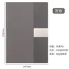 Conjunto de Presente de Caderno Transfronteiriço com Logo e Listras Verticais, Caderno para Escritório, Conjunto Criativo de Copo Térmico