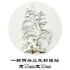 Suministro Directo de Fábrica calcomanías creativas de hojalata pegatinas para tazas de té calcomanías para tetera pegatinas decorativas juego de té joyería de metal accesorios para ceremonia del té