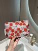 Bolsa de Almacenamiento de Cereza de Nicho Bolsa Portátil Bolsa Roja Cartera Bolsa de Almacenamiento para Viaje