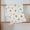 34 * 75cm gasa de algodón lavado de seis capas algodón burbuja toalla grande adulto absorbente algodón estampado de dibujos animados toalla facial Clase A