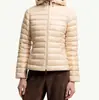 Chaqueta acolchada con capucha transfronteriza de plumón de pato blanco al 90% para mujer, moda de invierno 2026, ligera, adelgazante, cálida y casual