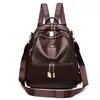 Mochila de Cuero Suave de Alta Calidad Transfronteriza para Mujer 2026 Nuevo Estilo Simple Versátil Gran Capacidad Mochila de Viaje Bolso para Mamá
