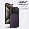 Adecuado para Xiaomi 15Ultra Funda Magnética para Teléfono Redmi A5 con Patrón Simple de Fibra de Carbono para Negocios Pocof7Pro Anticaída