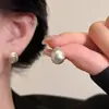 Pendientes Hechos a Mano Cepillados de Plata Mate para Mujer, Pendientes Sencillos de Lujo Ligero, Joyería de Gama Alta, Pendientes Versátiles de Moda Nueva en Stock