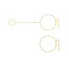 Pulsera Nueva Moda Europea y Americana Simple Pulsera de Dedo Chapada en Oro de 14K Capas Apilable Joyería para Damas Pulsera