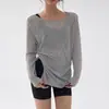 Traje Deportivo para Mujer Verano 2026 Nuevo Secado Rápido Yoga Protección Solar Cubierta Superior Running Entrenamiento Manga Larga Top Camiseta Fitness